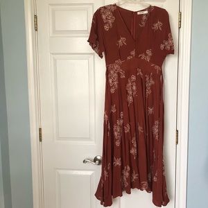 Mod Ref (bought from Roolee) rust dress